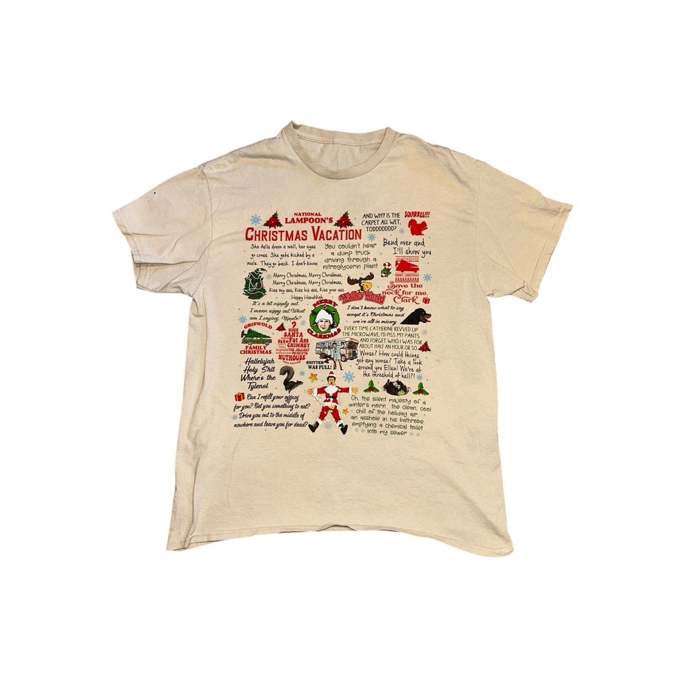 Christmas Vacation Womens Tshirt National Lampoons Movie Classic M Nostalgia